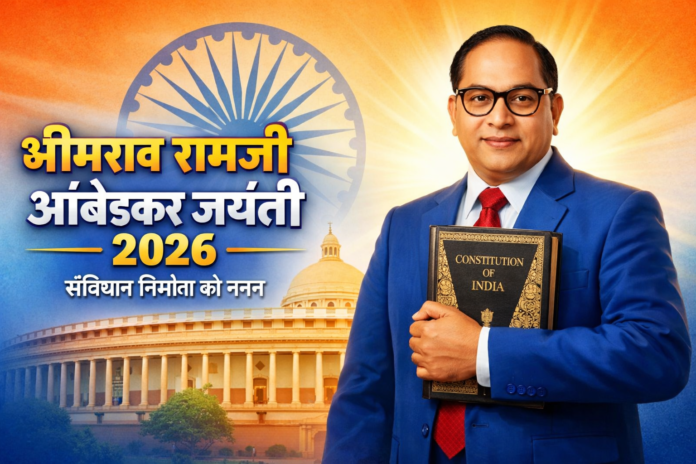 Bhimrao Ramji Ambedkar की तस्वीर, भारतीय संविधान के निर्माता और समाज सुधारक