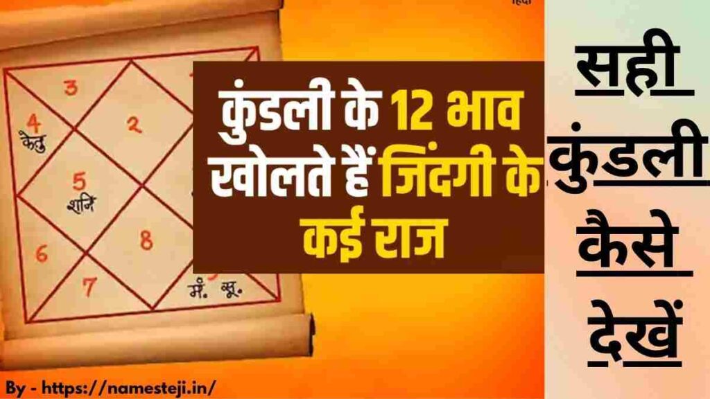 सही कुंडली कैसे देखें - ज्योतिष विशेषज्ञ द्वारा जन्म कुंडली में ग्रहों और भावों का सही विश्लेषण करते हुए दृश्य