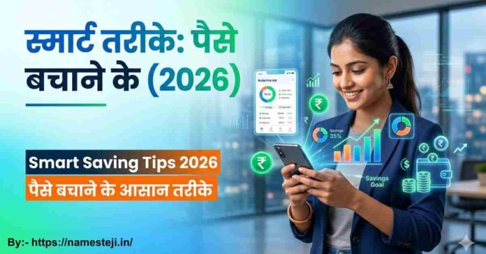 पैसे बचाने के स्मार्ट तरीके दिखाते हुए व्यक्ति बजट प्लानिंग और सेविंग ऐप का उपयोग कर रहा है