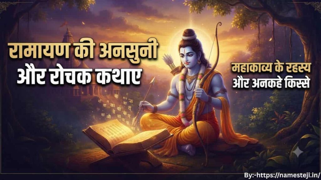 रामायण की कहानियां, भगवान राम, सीता, लक्ष्मण और हनुमान की अनसुनी एवं रोचक कथाएं