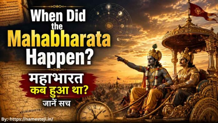 When did the Mahabharata happen, महाभारत कब हुआ था और कुरुक्षेत्र युद्ध की संभावित तारीख