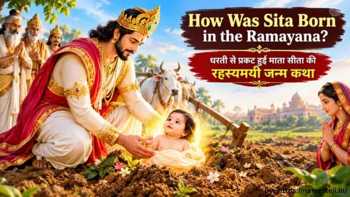 How Was Sita Born in the Ramayana – राजा जनक द्वारा खेत जोतते समय माता सीता का धरती से प्राकट्य