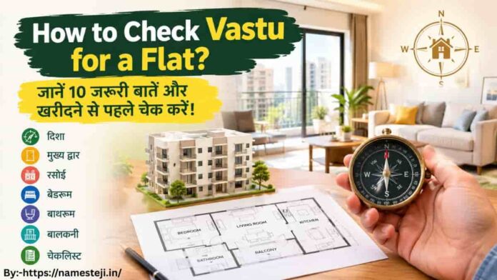 How to Check Vastu for a Flat – फ्लैट की दिशा, मुख्य द्वार, रसोई और बेडरूम का वास्तु जांचने के आसान तरीके