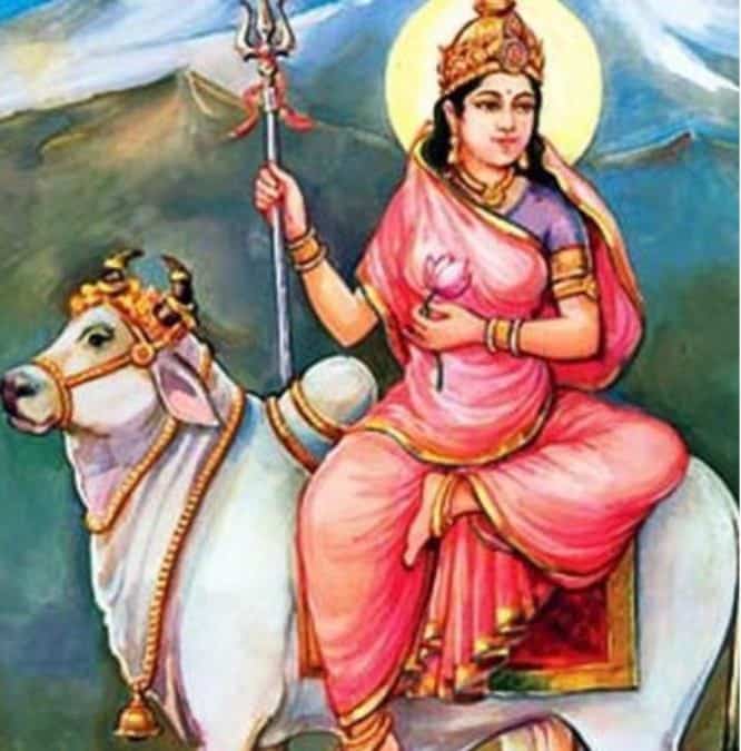 Maa Shailputri Puja Vidhi at Home – नवरात्रि के पहले दिन मां शैलपुत्री की पूजा, मंत्र, भोग और पूजा सामग्री