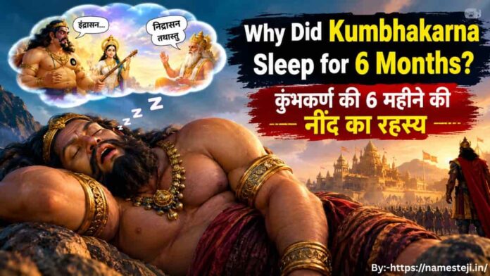 Why Did Kumbhakarna Sleep for 6 Months – ब्रह्मा के वरदान और सरस्वती की लीला से जुड़ी कुंभकर्ण की कथा